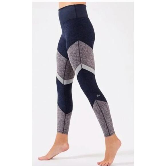 Alo Yoga Leggings Womens Small 7/8 High-Waist Alosoft Sheila Seamless Pants - Picture 1 of 9